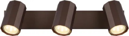Globo 57919-3 Spotlámpa fém bronz színű matt, alumínium bronzszínű matt, HxSzxM: 390x60x145mm, 3x GU10 25W 230V izzók nélkül