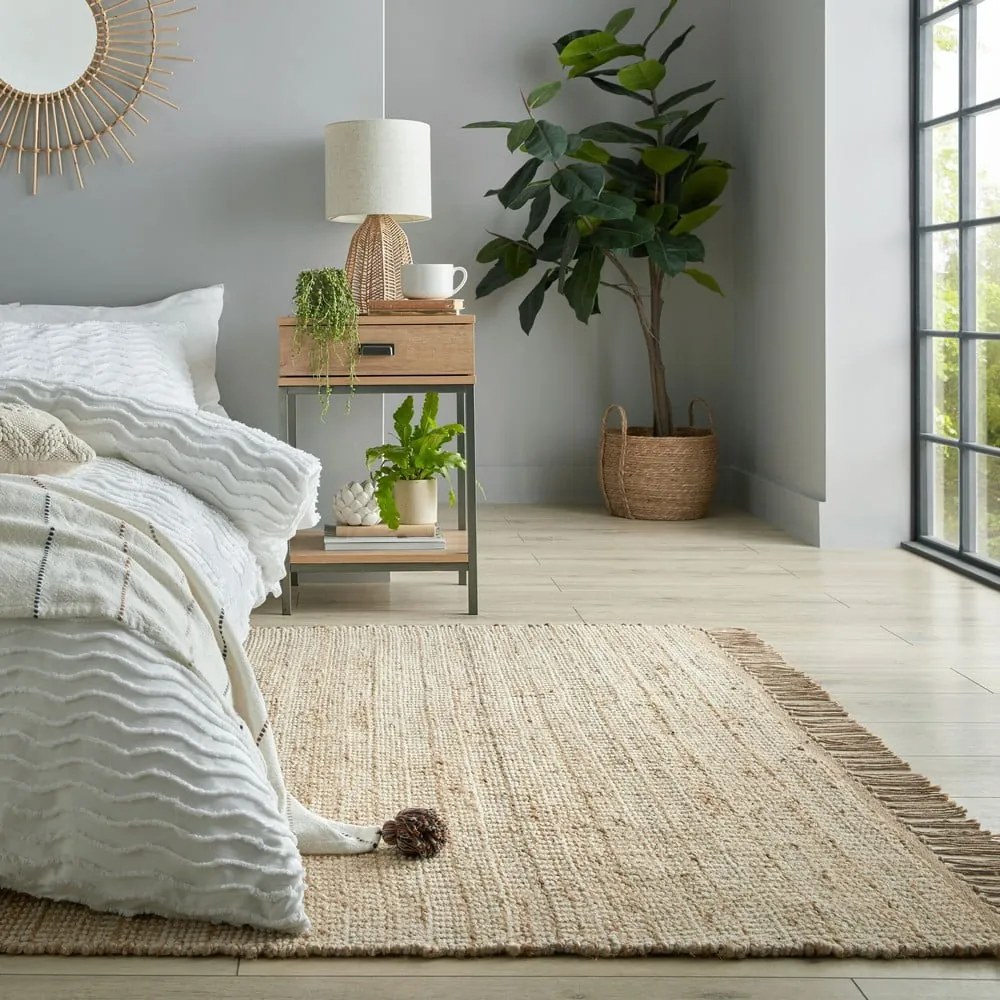 Natúr színű szőnyeg 60x110 cm Levi – Flair Rugs
