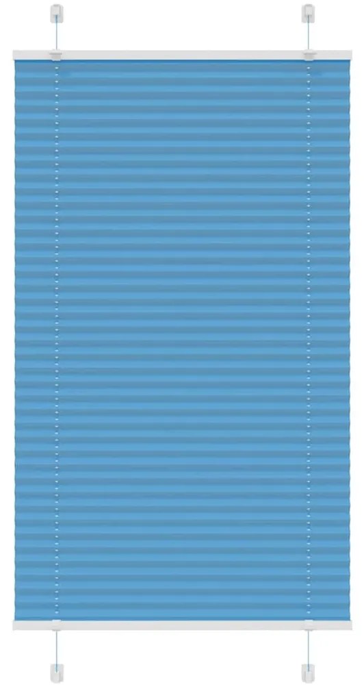 pliszírozott redőny kék 70x100 cm szövetszélesség 69,4 cm