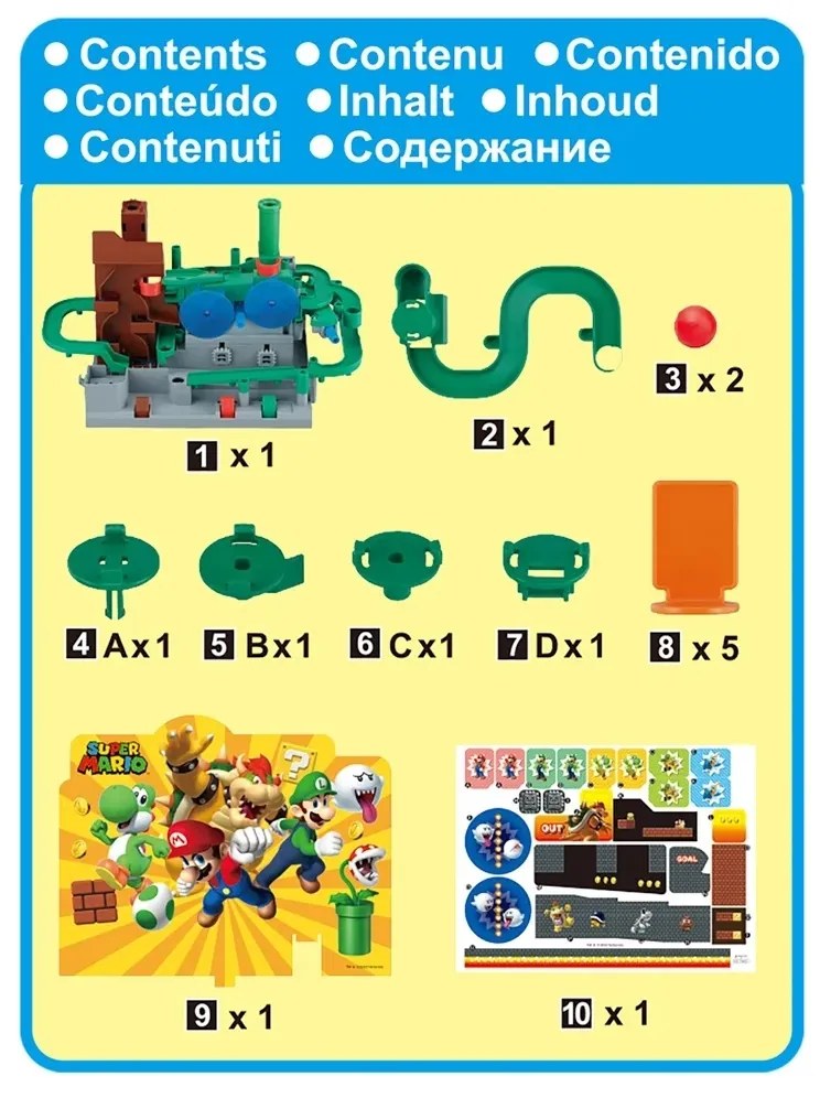 Epoch Super Mario társasjáték Kalandjáték DX