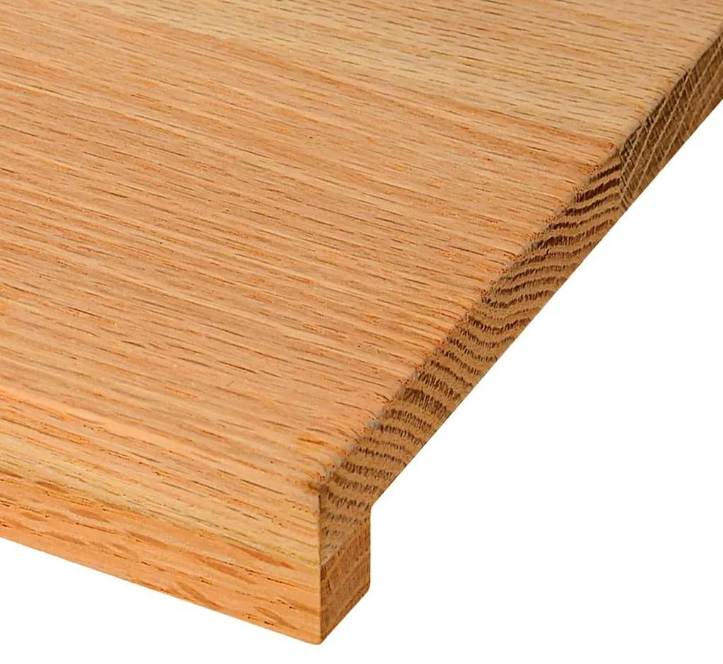 20 db tömör tölgyfa világosbarna lépcsőfokok 100x30x2 cm