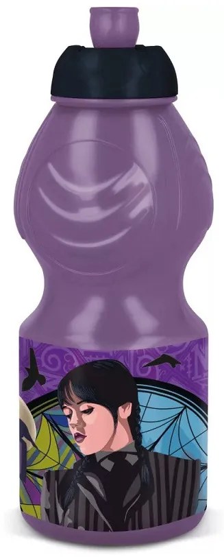 Wednesday Nevermore Academy kulacs, sportpalack 400 ml