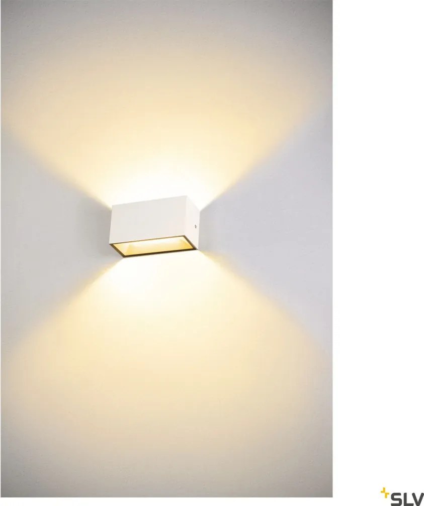 SLV 1005153 SITRA Modern Kültéri Fali Lámpa Fehér LED IP44