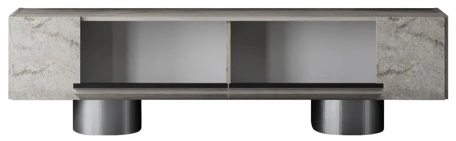 TV szekrény Bohem - Travertine, Silver