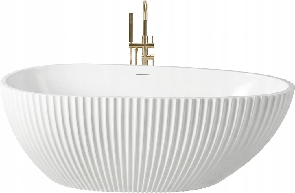 Carmen Szabadonálló Kád Rea 170 cm Fehér Akril Modern