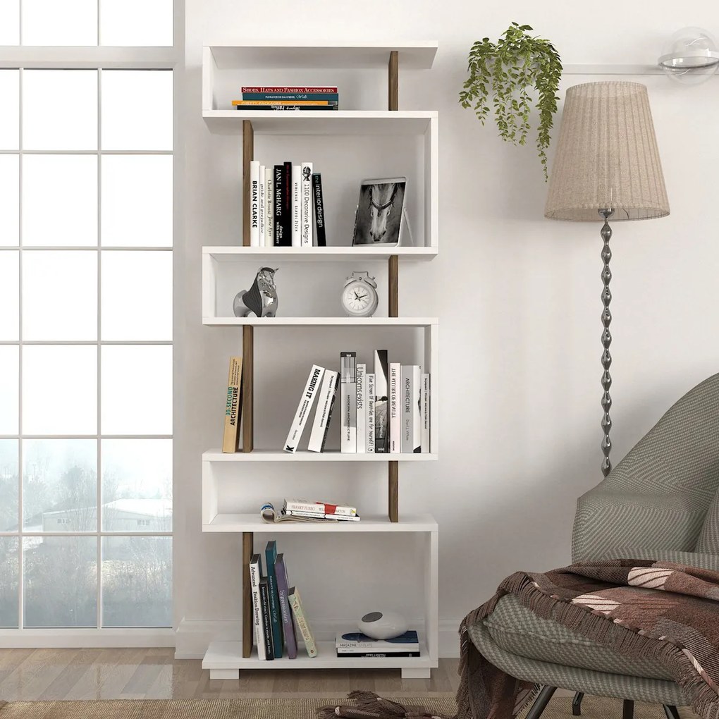 Blok White Walnut könyvtár