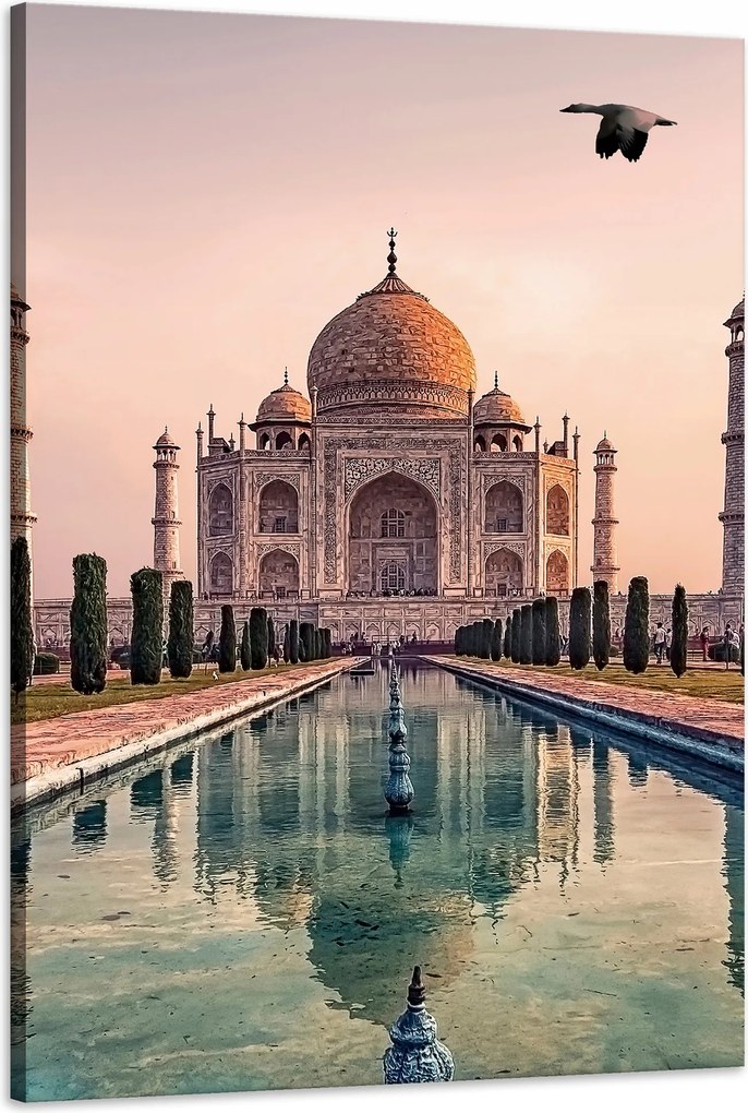 Vászonkép Tádzs Mahal Építészet India 60x90 cm Ideális ajándék