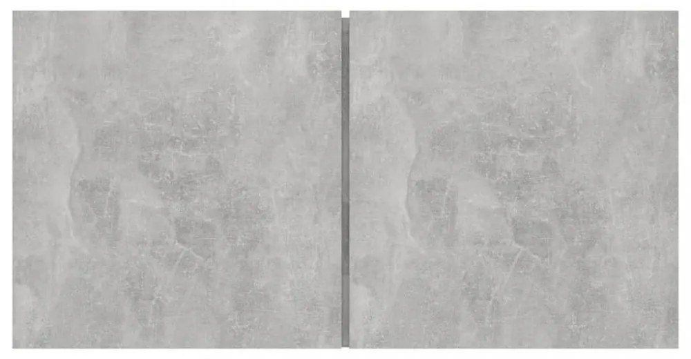 3 db betonszürke függő TV-szekrény 60 x 30 x 30 cm