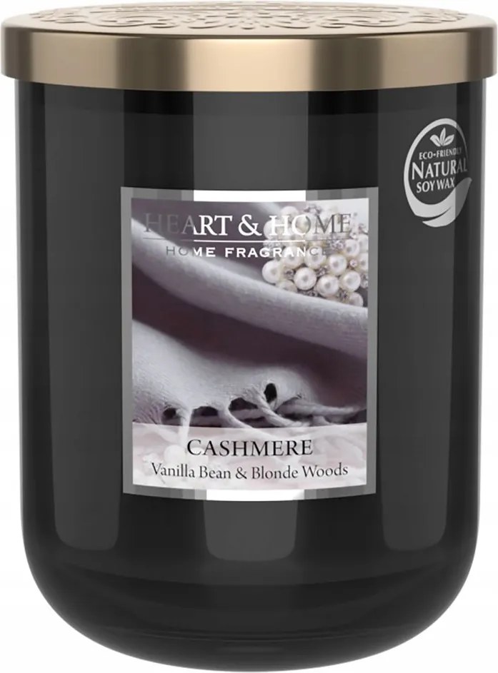 Nagy Gyertya Heart &amp; Home Cashmere Vanilla Bean &amp; Blonde Woods Szója Gyertya