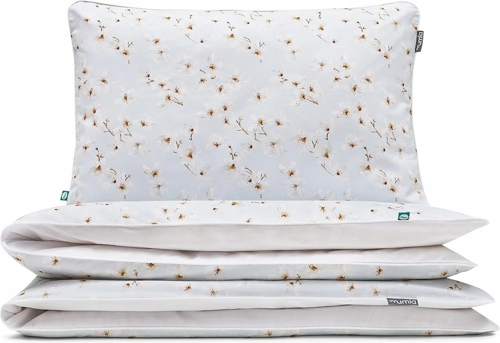 Virágzó cseresznye ágyneműhuzat 200x200 cm 2x 80x70 cm Mumla