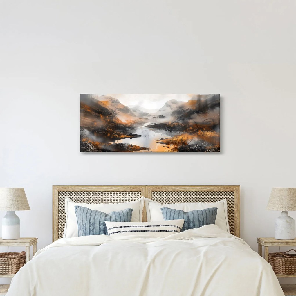 Kép - Hegyi tájak festése (120x50 cm)