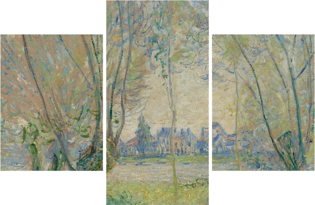 Kép - Claude Monet, Woman Seated under the Willows, reprodukciók (90x60 cm)