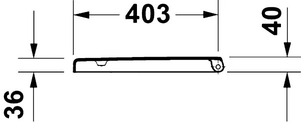 Duravit 28310000 - WC-ülőke D-CODE 37,4x42 cm fehér