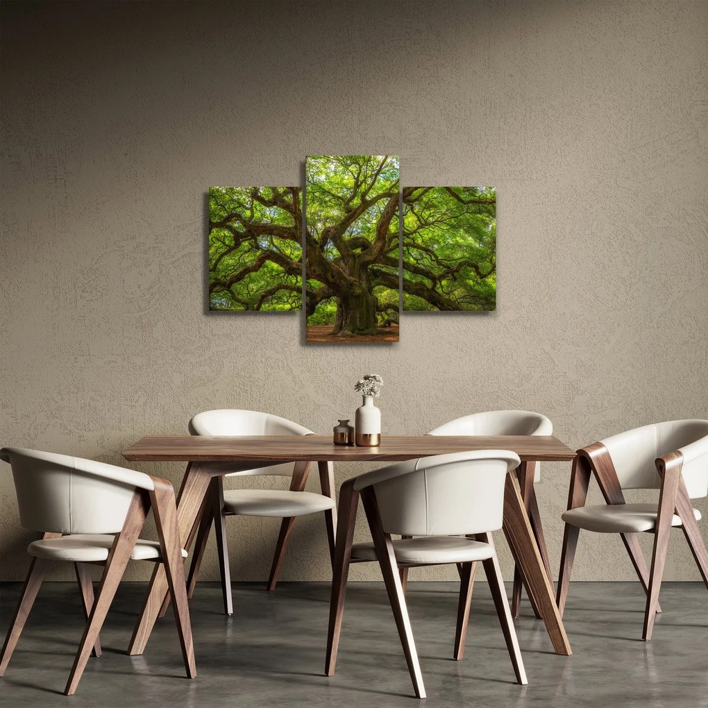 Kép - Zöld fa (90x60 cm)