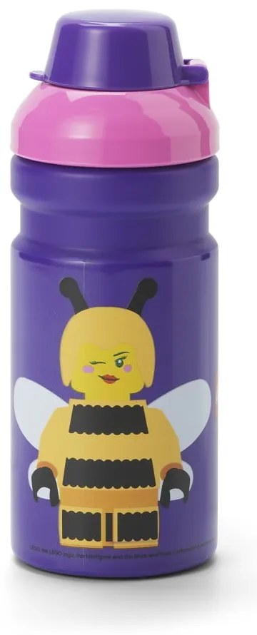 Lila gyerek ivópalack 390 ml Bee – LEGO®