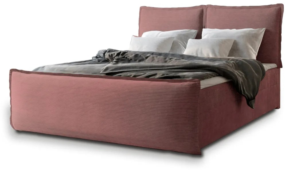 MANTA boxspring kárpitozott ágy, 140x200, poso 27