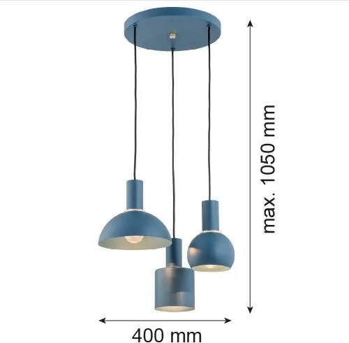Argon SINES 1471 Függőlámpa 3x15W/E27 IP20