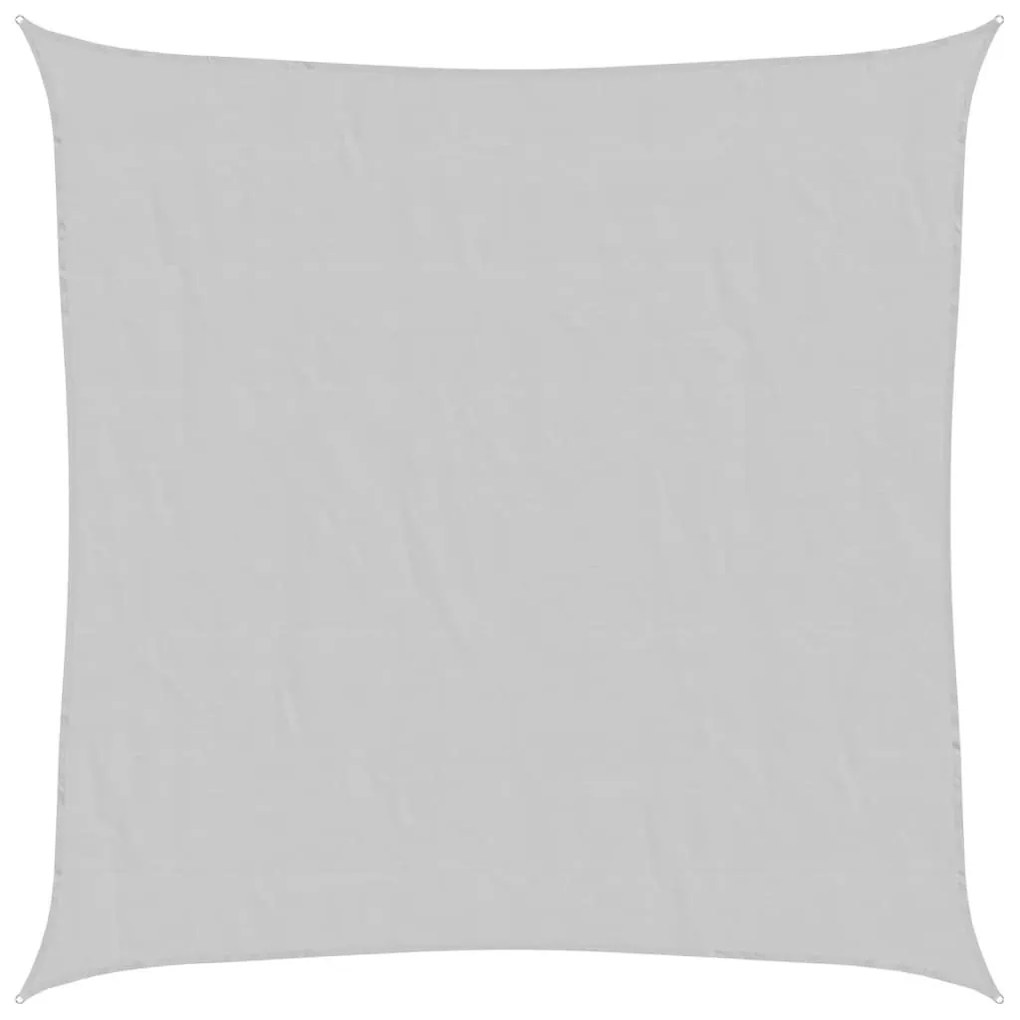 szürke 100% poliészter oxford szövet napvitorla 4,5x4,5 m