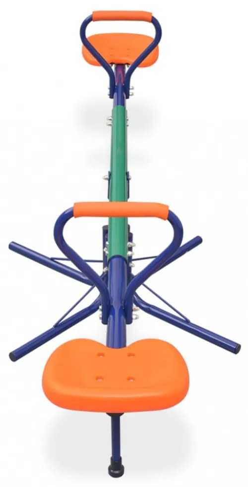 360 fokban forgó narancssárga mérleghinta