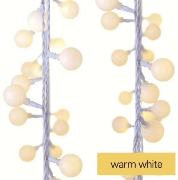 LED Karácsonyi kültéri lánc 40xLED/9m IP44 meleg fehér