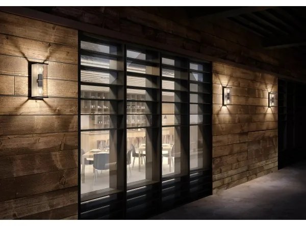 Lucide 27883/02/30 - Kültéri fali lámpa CLAIRE 2xE27/15W/230V