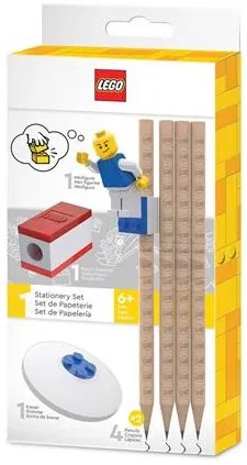 Grafitceruza szett, HB, hegyezővel, radírral, mini figurával, LEGO (L52053)