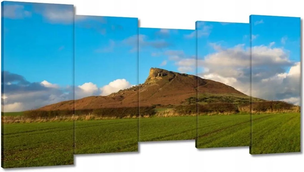 Festmények 150x80 Hegy a mező mögött