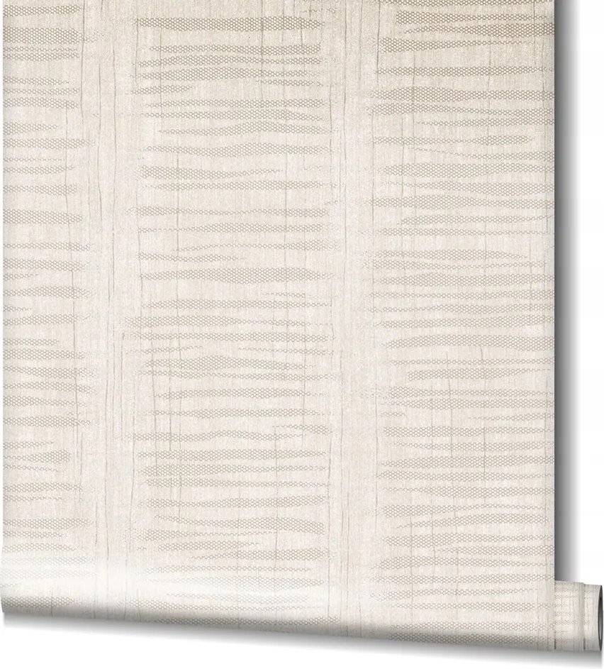 Bézs csíkos vinil tapéta Minimalista