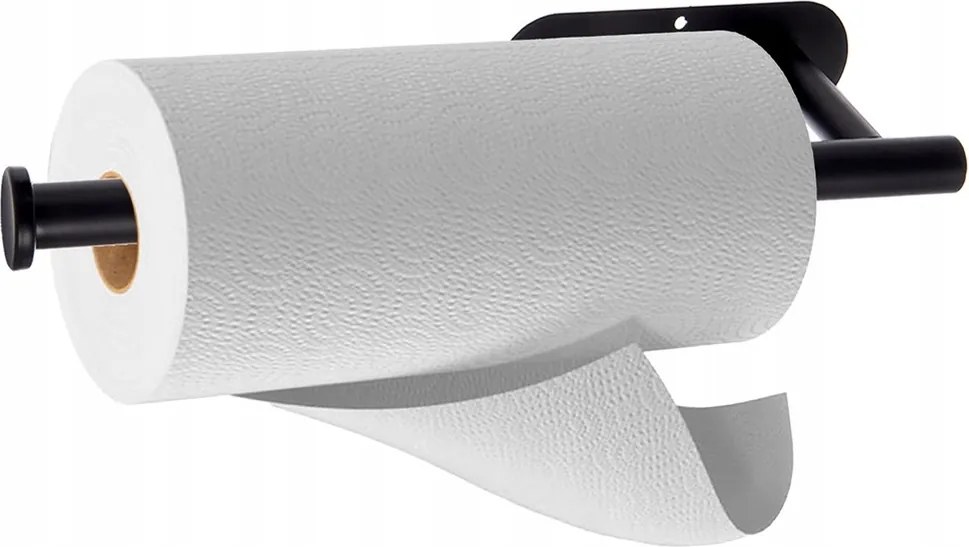 Papírtörölköző Tartó Fém Fekete Konyhai Tartó Állvány