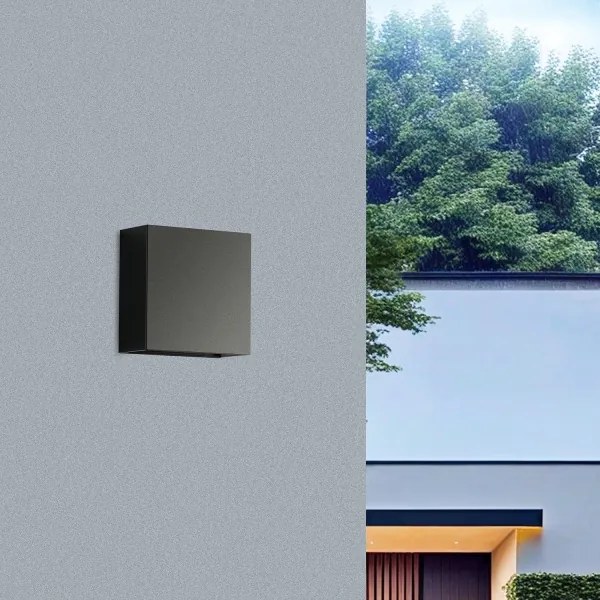 Brilagi - LED kültéri fali lámpatest DOUBLERAY LED/4W/230V fekete IP65