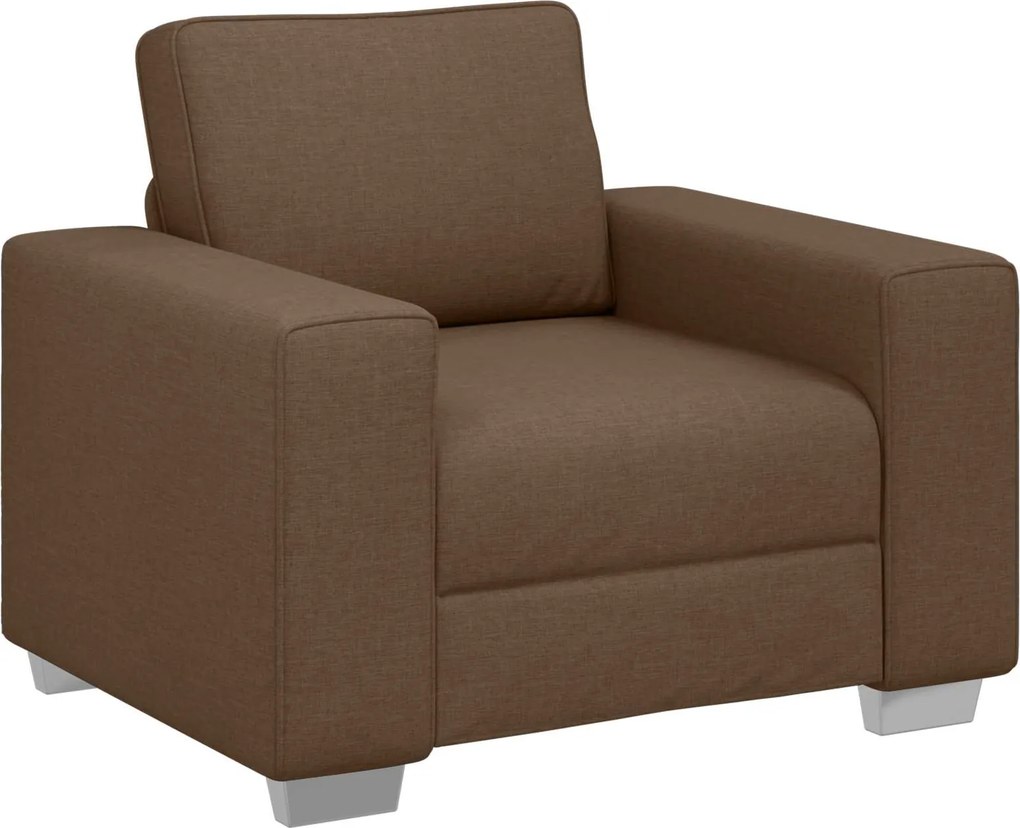 vidaXL Kanapé Barna 100 x 80 x 82 cm szövet