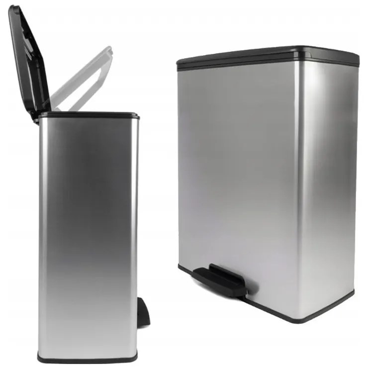 Pedálos műanyag szemetes 65 l Rectangular - Curver