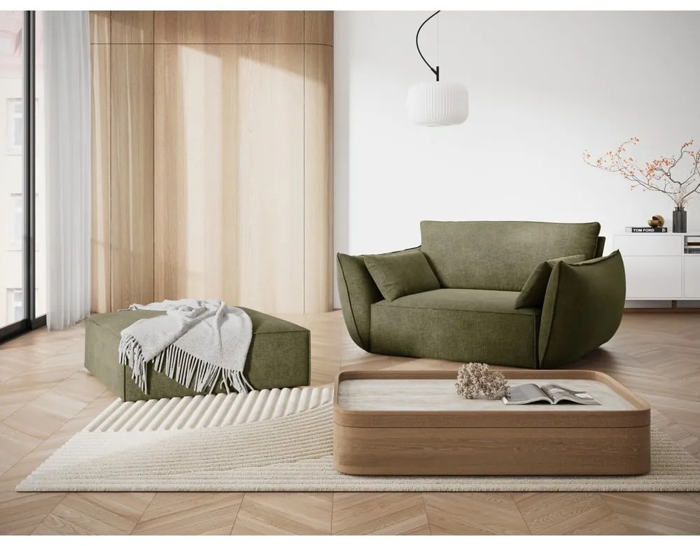 Zöld lábtartó Vanda – Mazzini Sofas