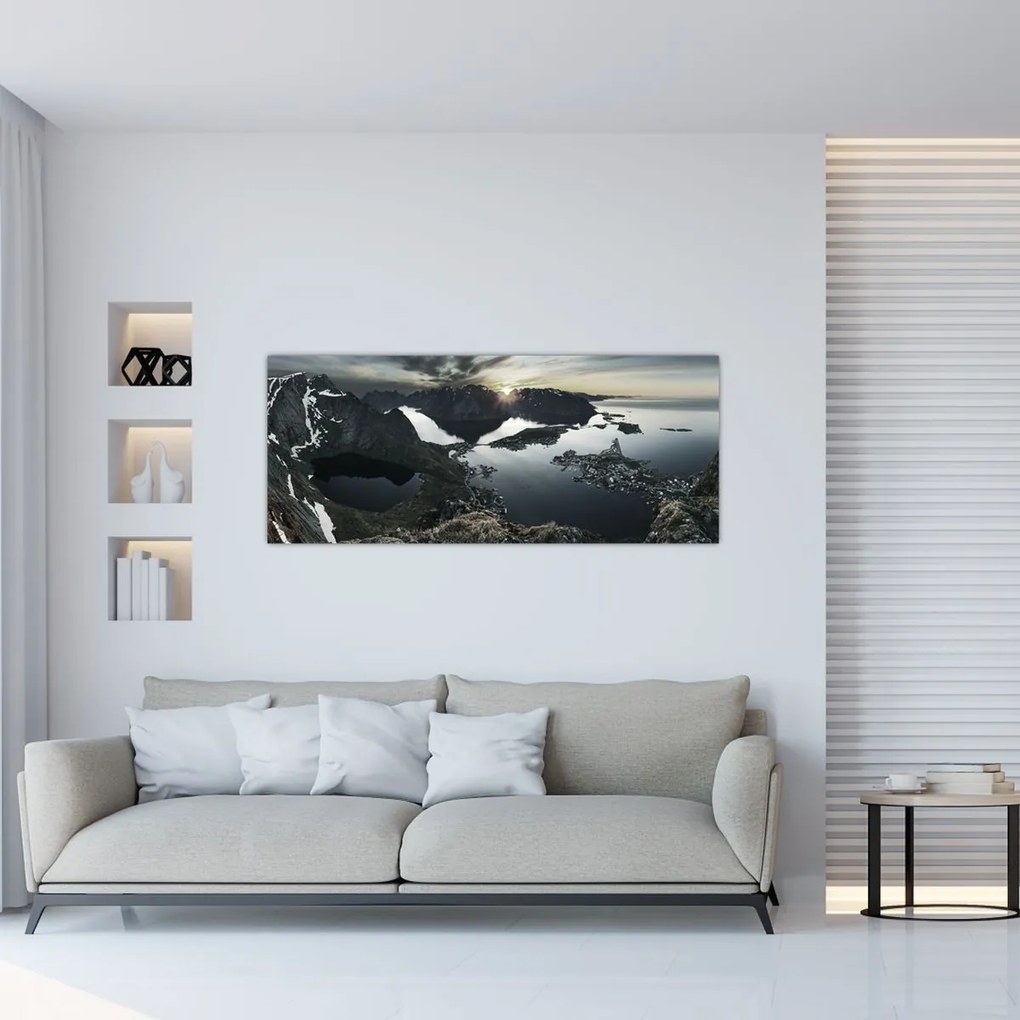 Kép - Norvég hegyek (120x50 cm)