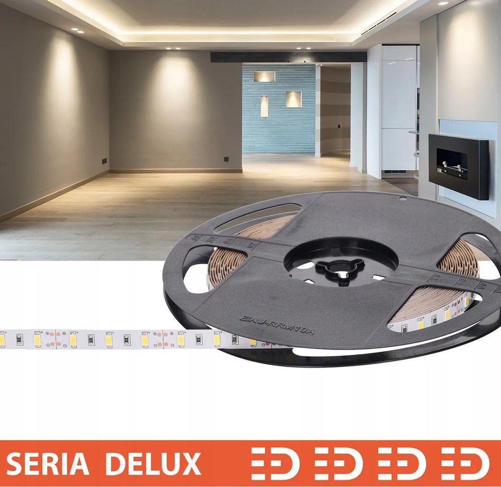 Led szalag Semleges fehér 12V 60 LED/m 1550lm/m 10m 7 év garancia