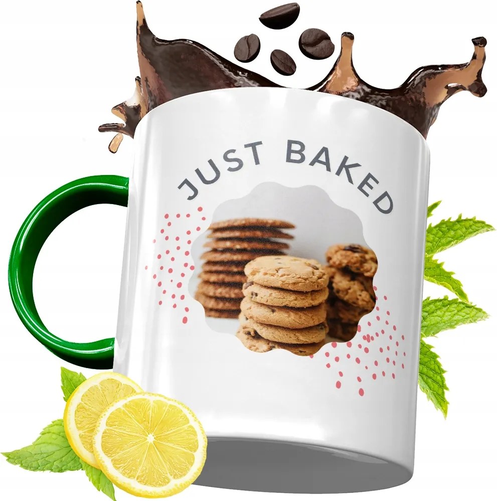 Zöld Bögre Péknek Születésnapi Ajándéknak, fényképes nyomattal