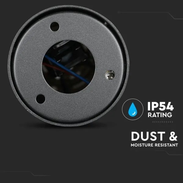 Kültéri lámpa 1xGU10/35W/230V IP54 80 cm fekete