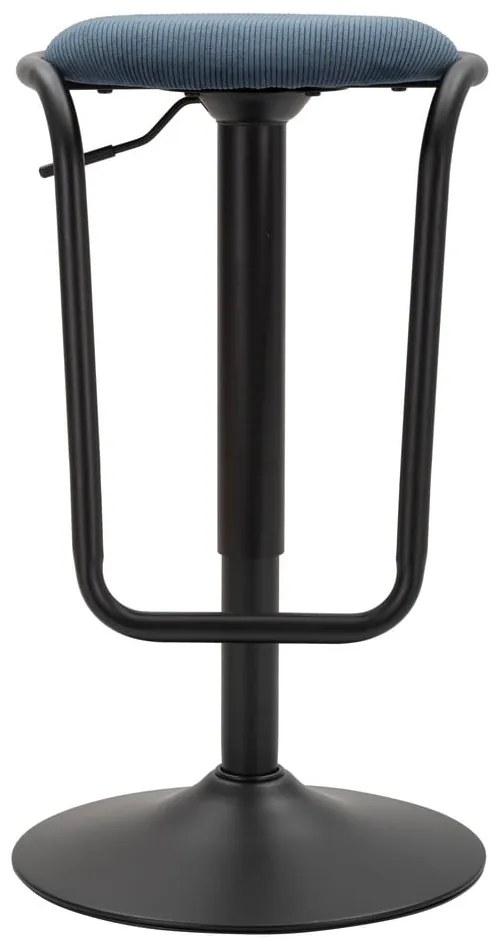 Petróleum színű-fekete kárpitozott állítható magasságú bárszék (ülésmagasság 61 cm) Destiny – Mauro Ferretti