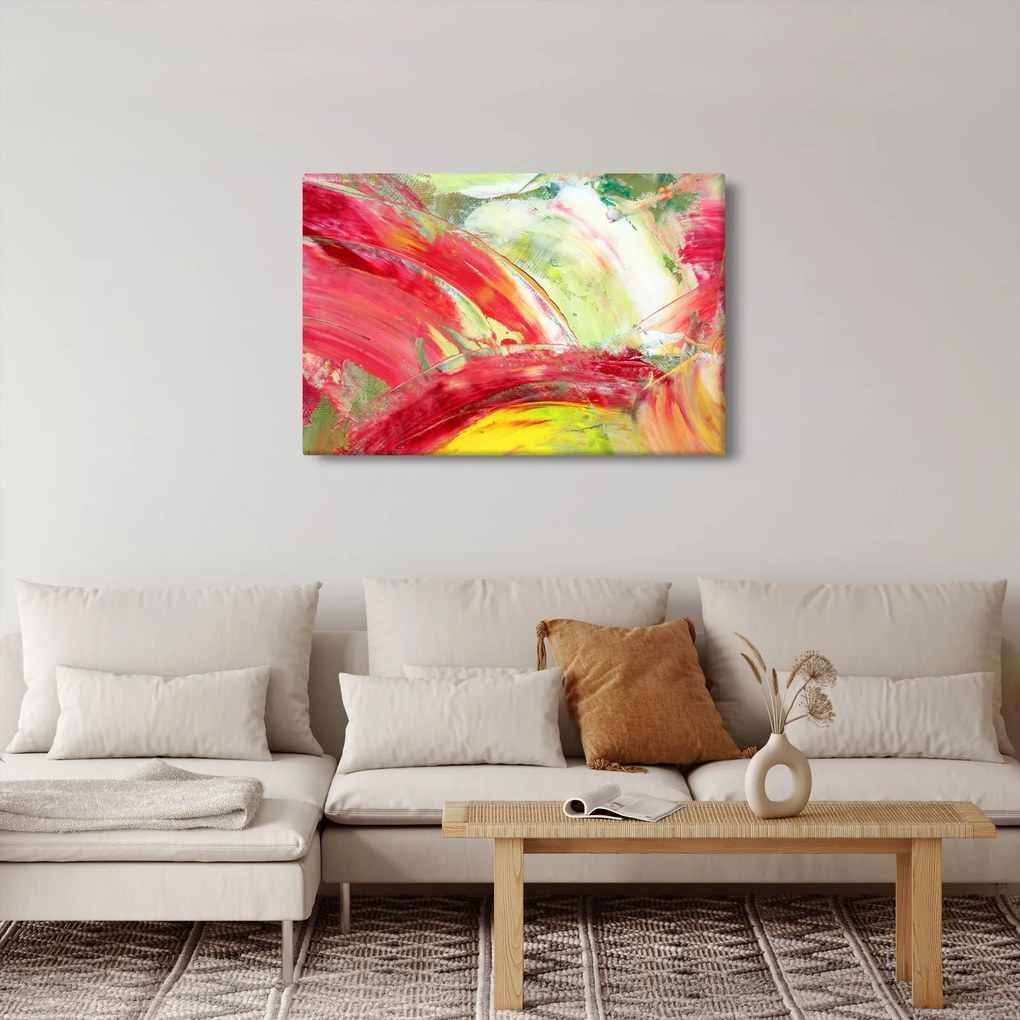 Absztrakció kép - festmény (90x60 cm)