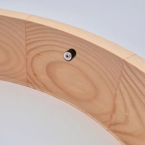 NATURAL mennyezeti lámpa 2xE27/60W/230V, 37 cm fenyő