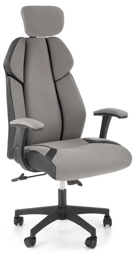 HIRU irodai szék, szürke/fekete