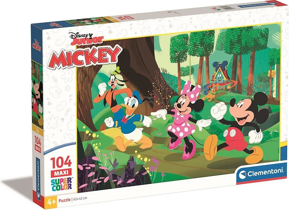 Disney Mickey Lush Forest 104 db-os maxi puzzle Clementoni