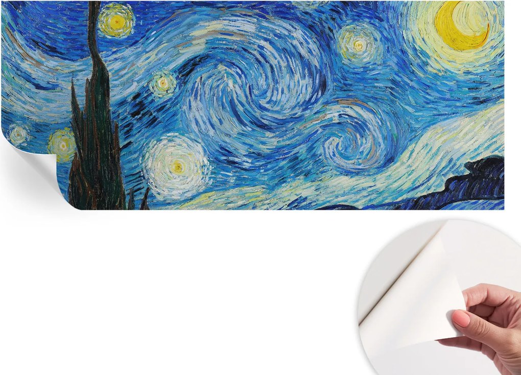 Öntapadós fotótapéta Nappaliba és Hálószobába Éjszakai égbolt 250x104 cm