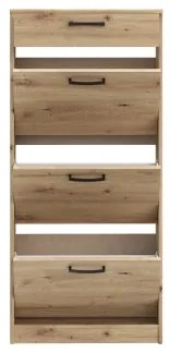Cipőtároló KAVI artisan tölgy