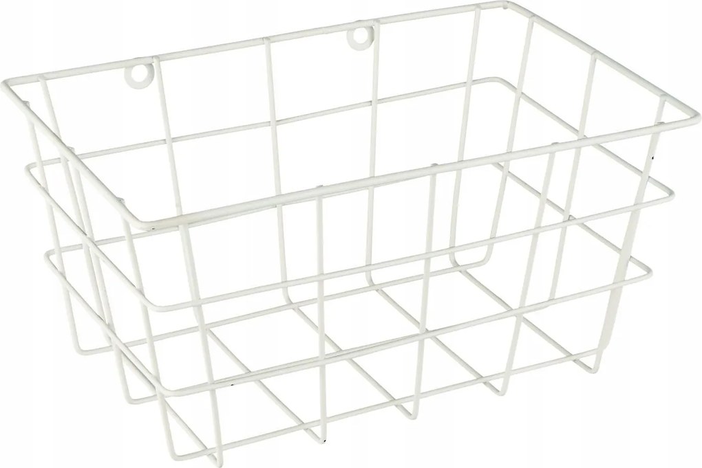 Függő kosár Fehér Téglalap alakú Fali Erkély Konyha Terasz Ib Laursen