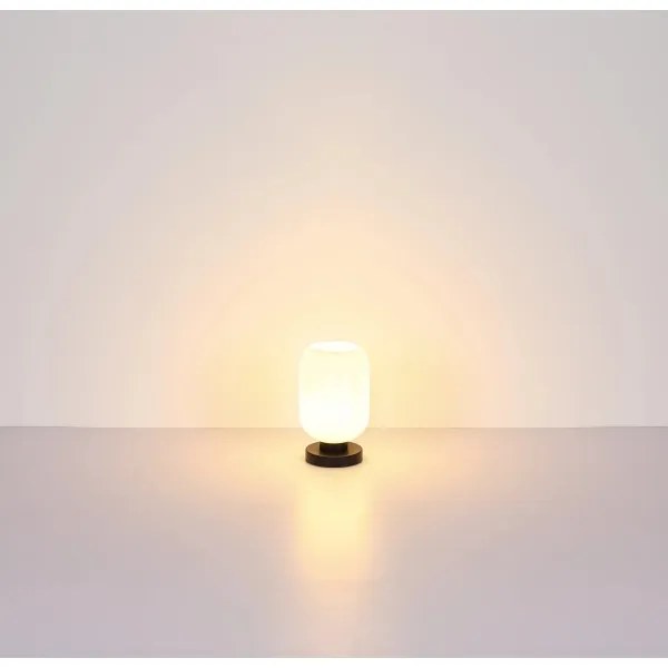 Globo 15469TO - Asztali lámpa NORMY 1xE27/40W/230V fehér