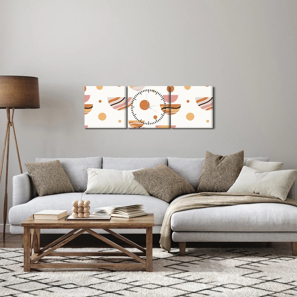 Kép - Álomalkotások N⁰4 (órával) (90x30 cm)