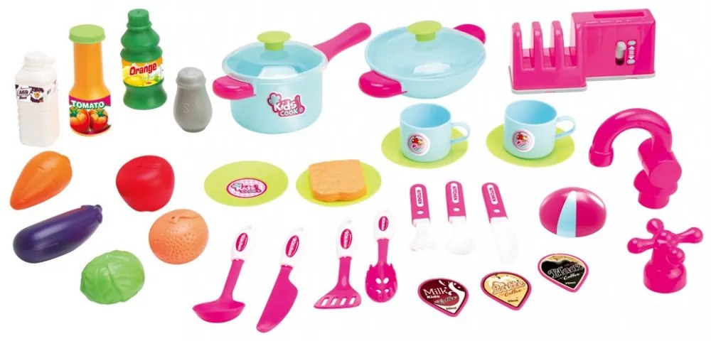 Baby Mix játékkonyha kis szakács rózsaszín