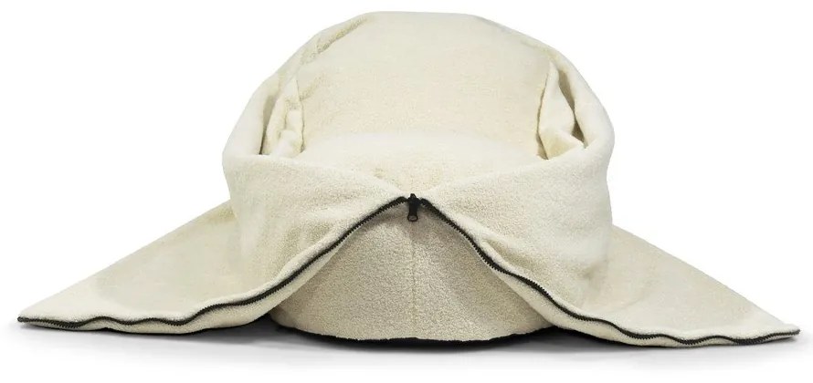 Barna buklé gyerek babzsákfotel Cocoon 80 – SLOWDOWN