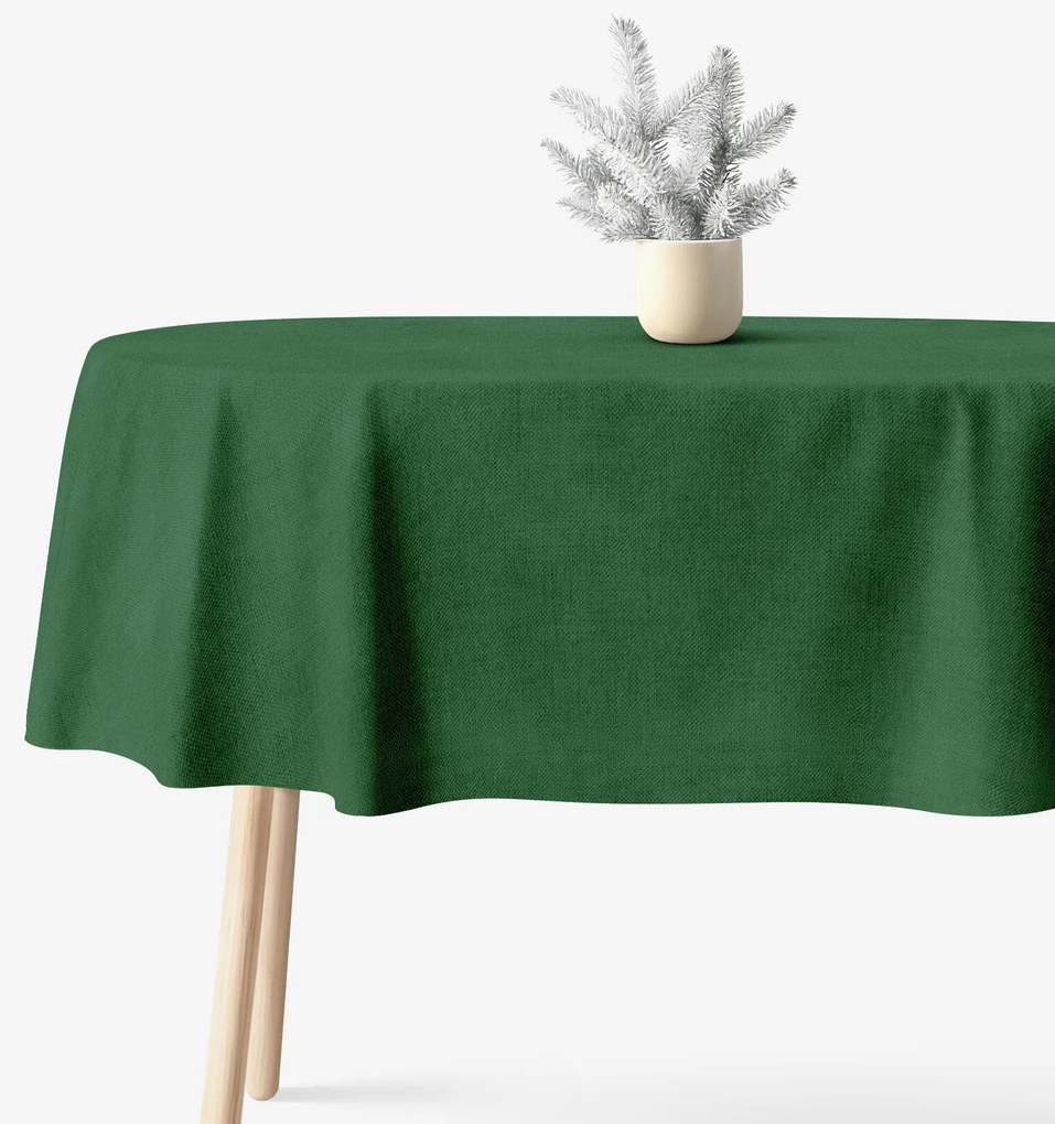 Goldea ovális terítő malaga - sötétzöld 140 x 180 cm